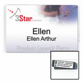 Preferred Vinyl Name Tag Holder w/ Magnet (4"x2 1/2")